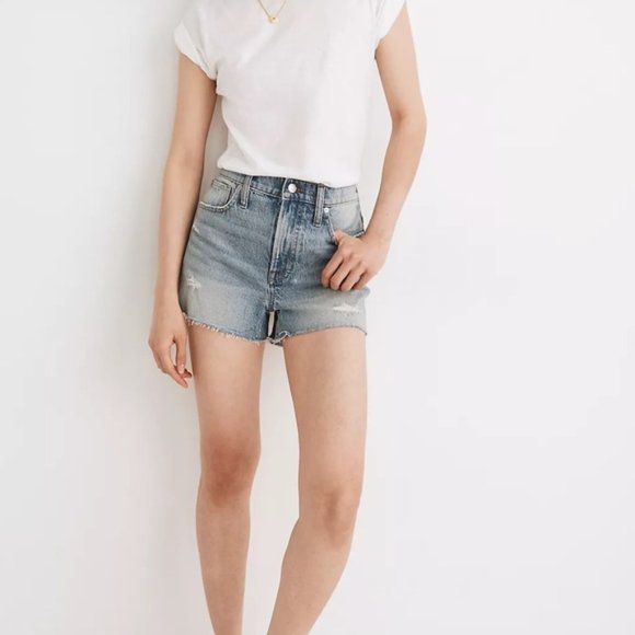 Madewell Pants - Madewell The Perfect Jean Short in Snyder Wash